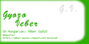 gyozo veber business card